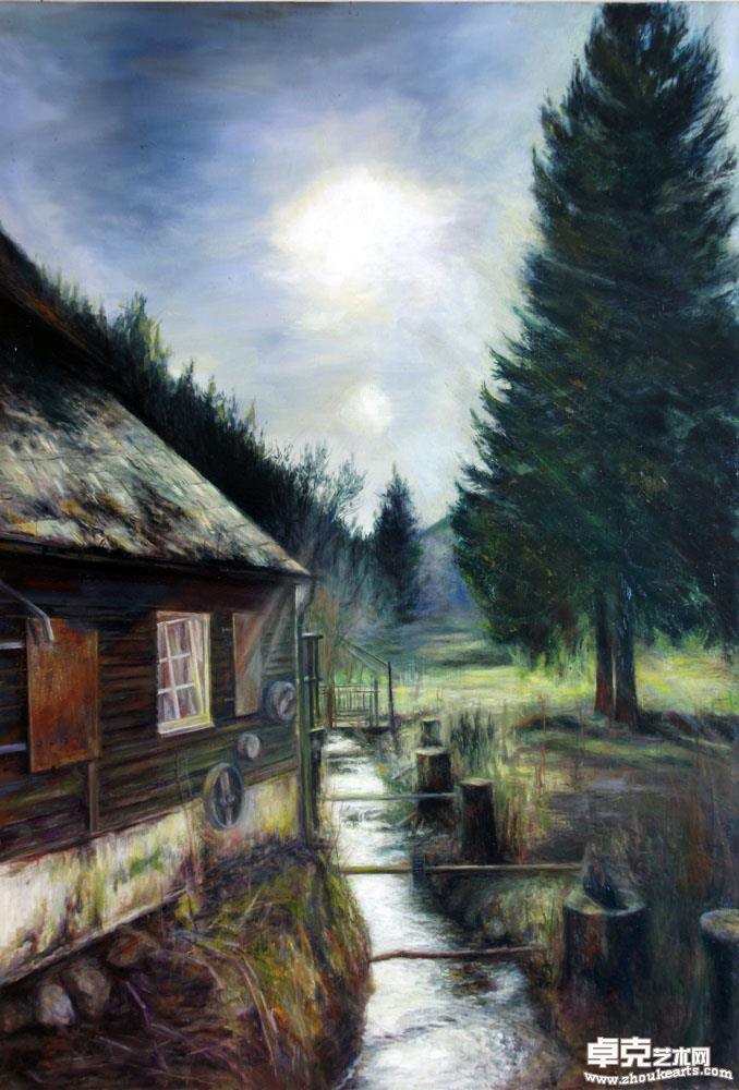 后山小屋100x70cm