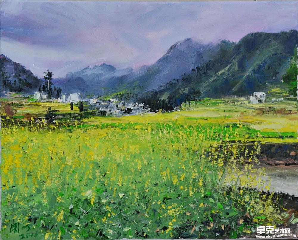 油菜花风景系列二40×50cm