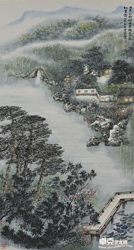 江南春色 180X97cm
