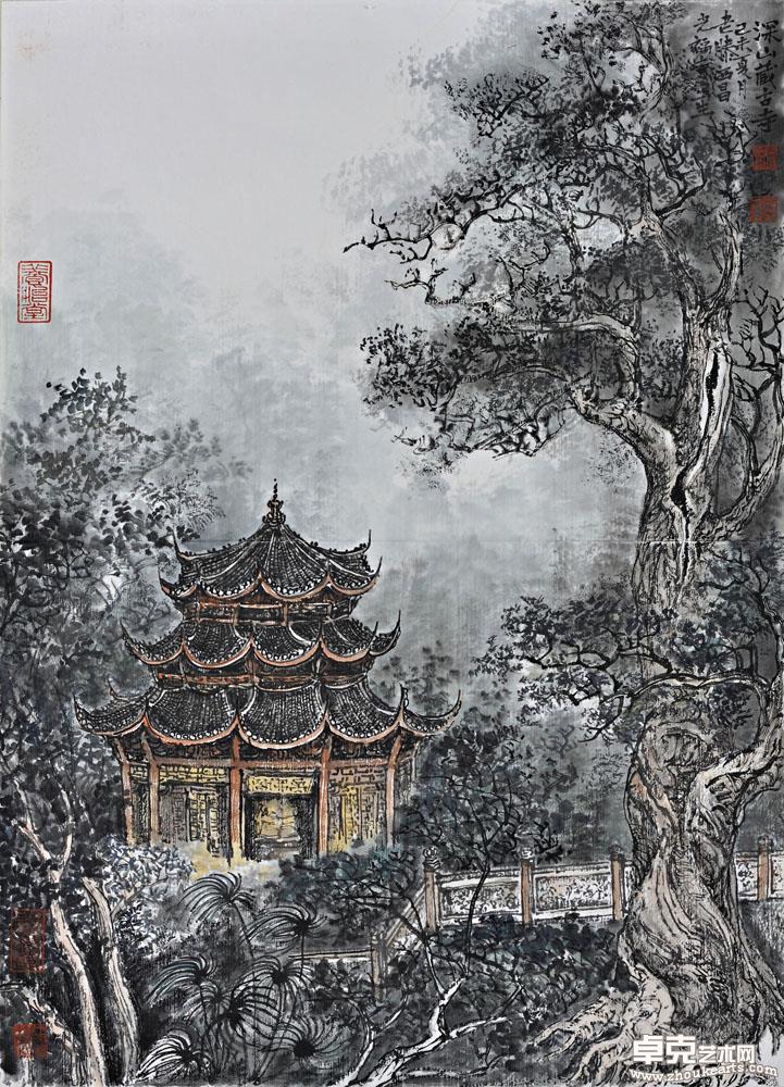 西昌光福寺 70x50cm