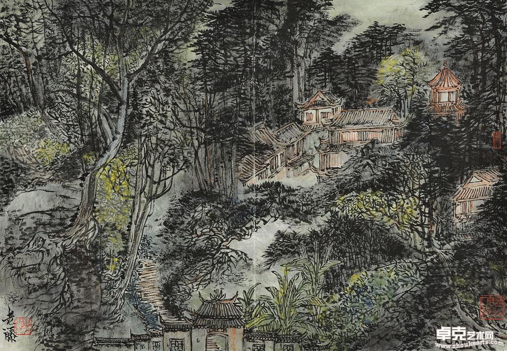 青城写生 62X42cm