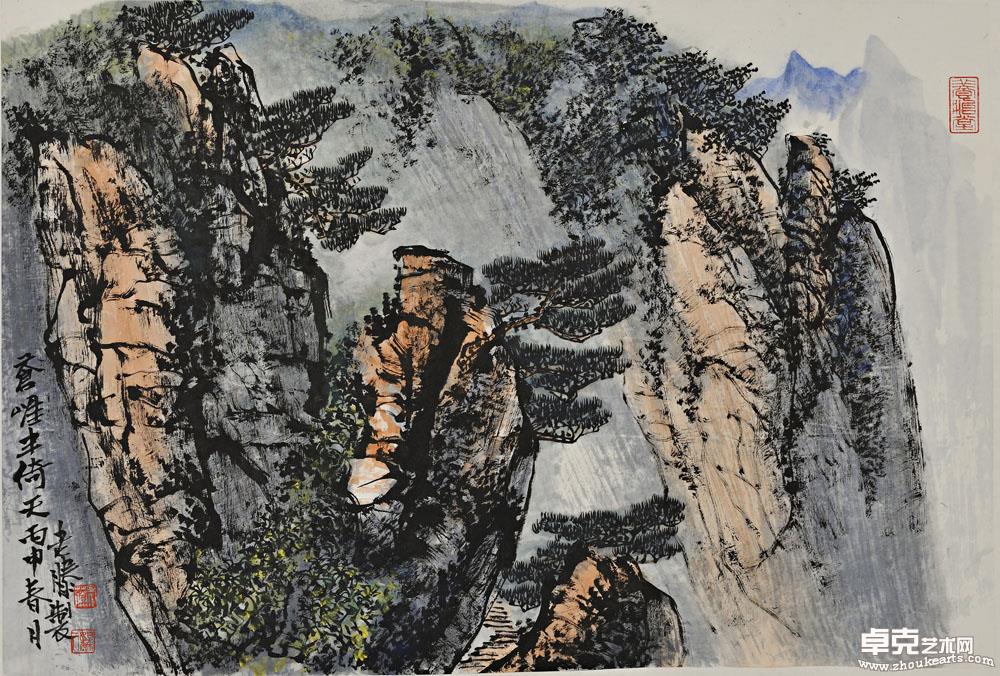黄山写生册之十 70X46cm