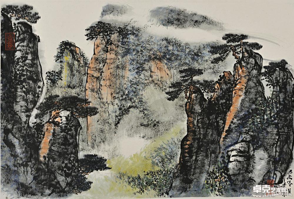 黄山写生册之七 70x46cm