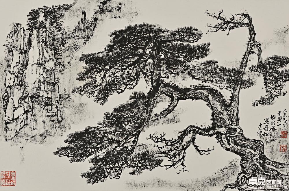黄山写生册之六 70x46cm