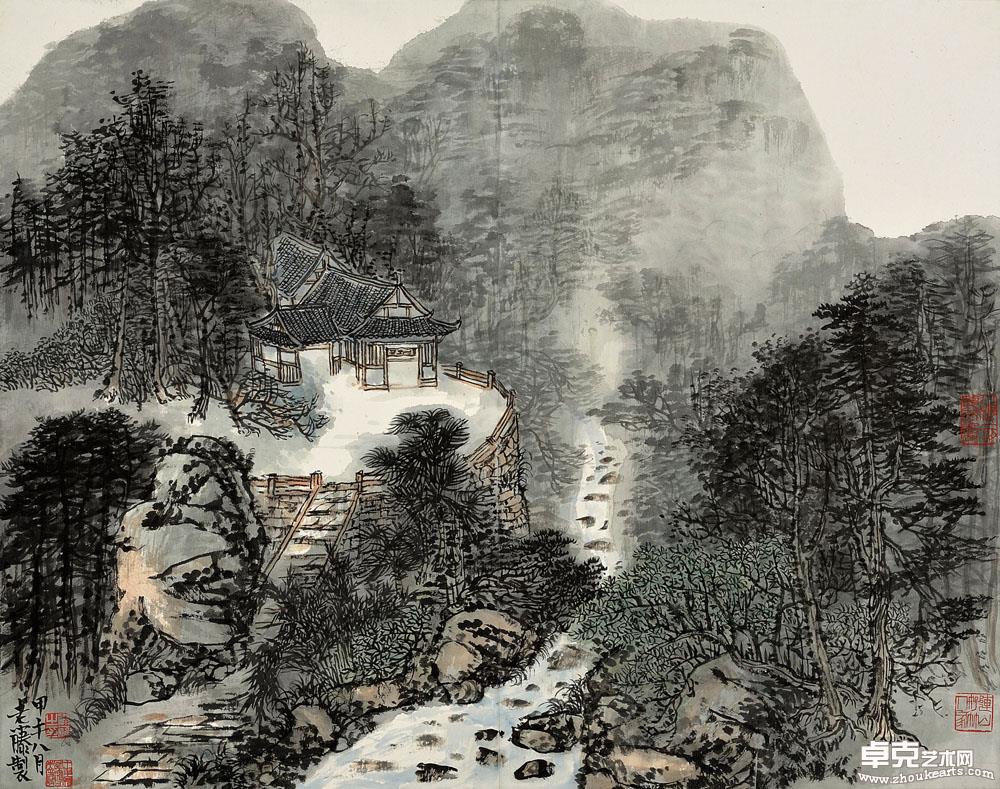 青城小景 80X62cm