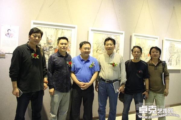 嘉宾合影 （从左开始）王衍平、牛育民、季翔、马忠贤、陈冰、陈克涛