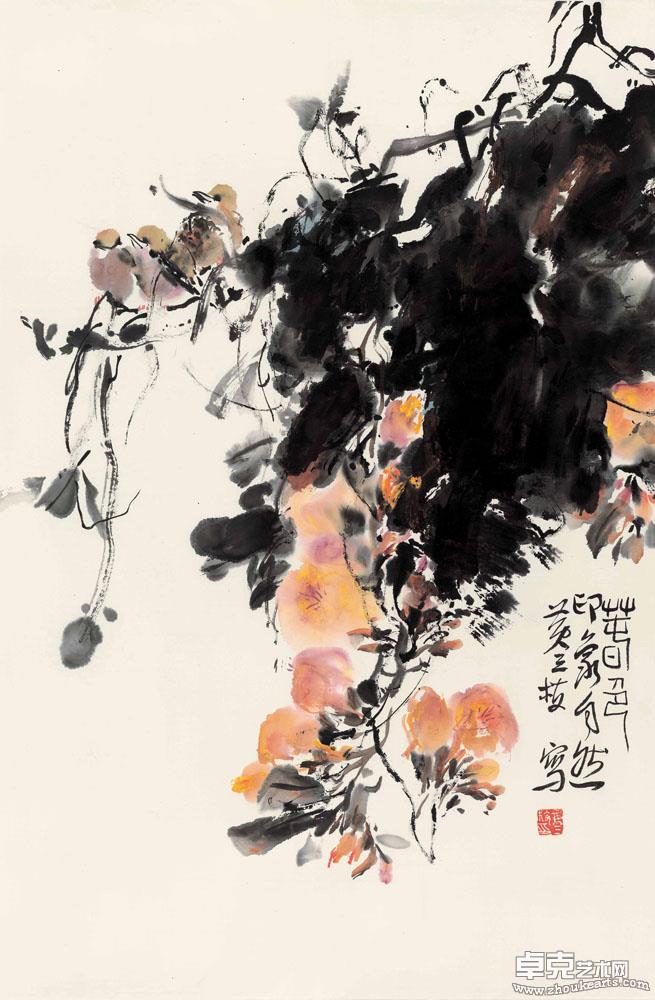 春色　70×45cm　