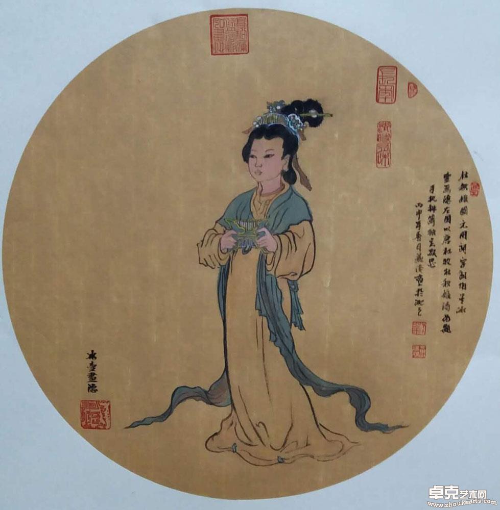 仿古五幀系列之四