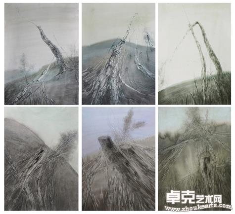 《消失的生命》56x78cmx6