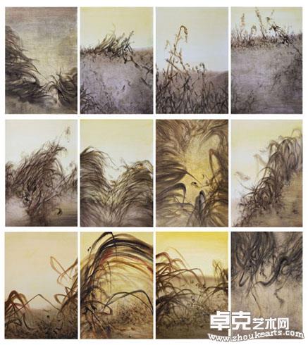 《对弈》39x56cmx12