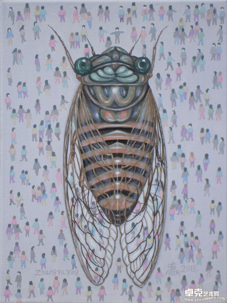 《蝉2015》30x40cm