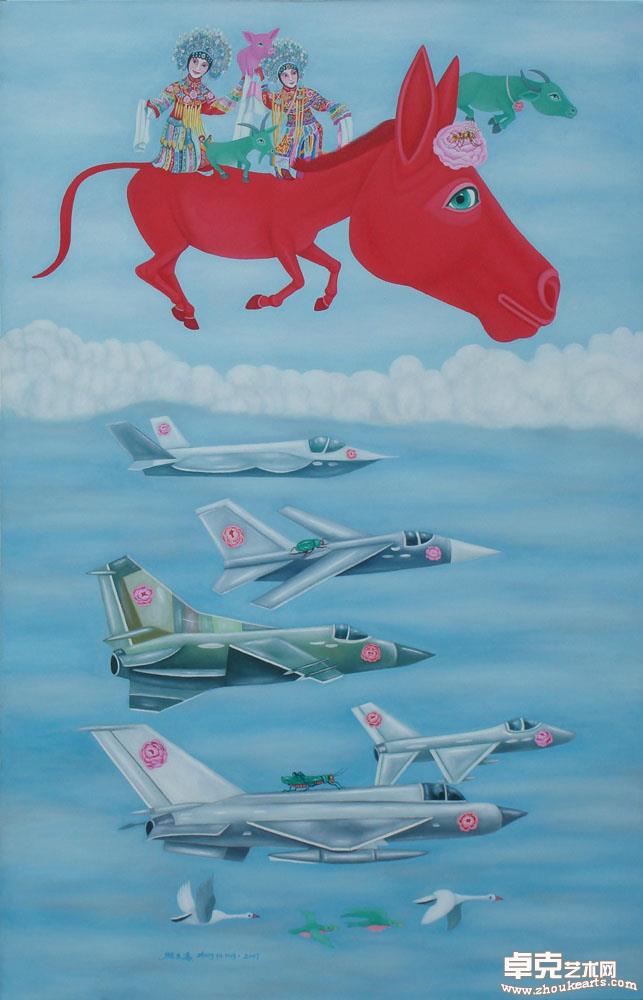 《红驴-国粹》90x140cm