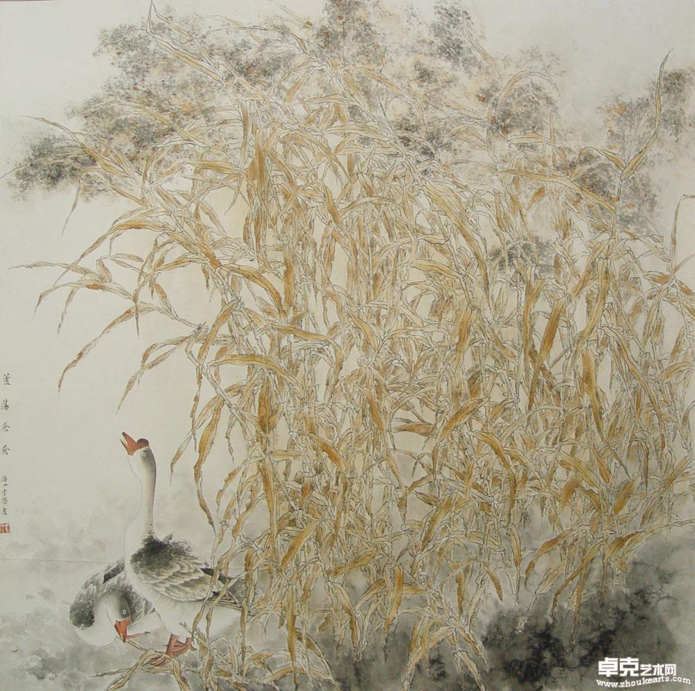 苍苍芦荡136cmx136cm 