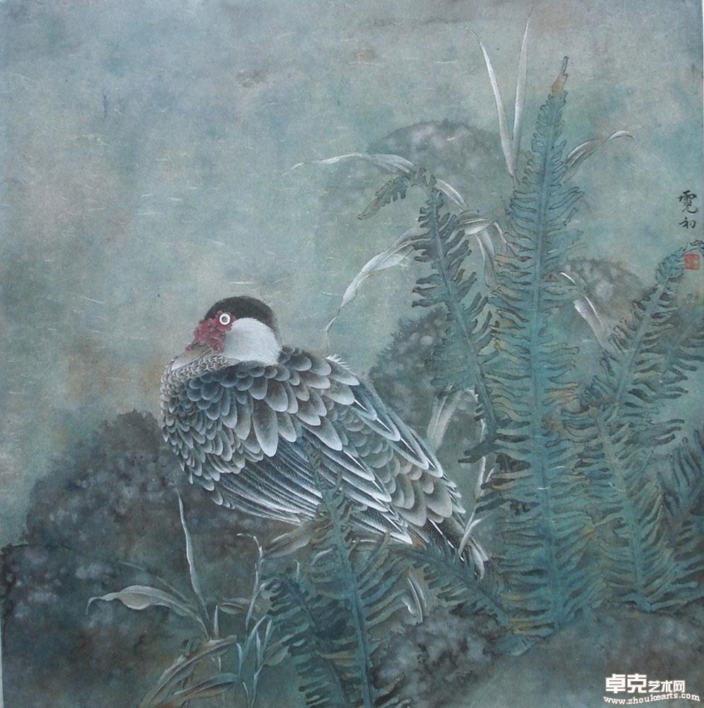 静听江涛  45cmx45cm 