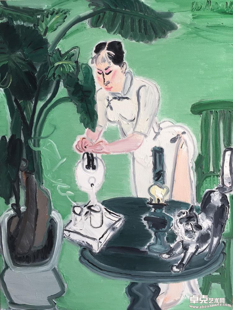《清茶》60×80cm