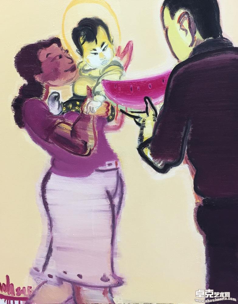 甜蜜蜜(2)100×80cm
