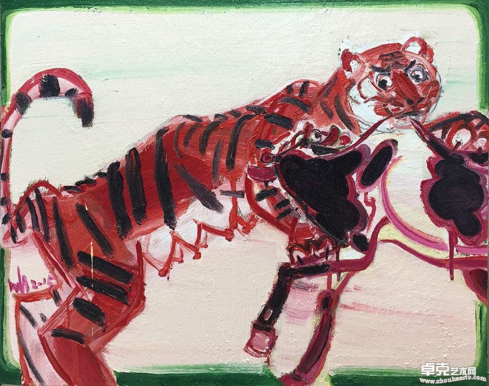 母老虎100×80cm