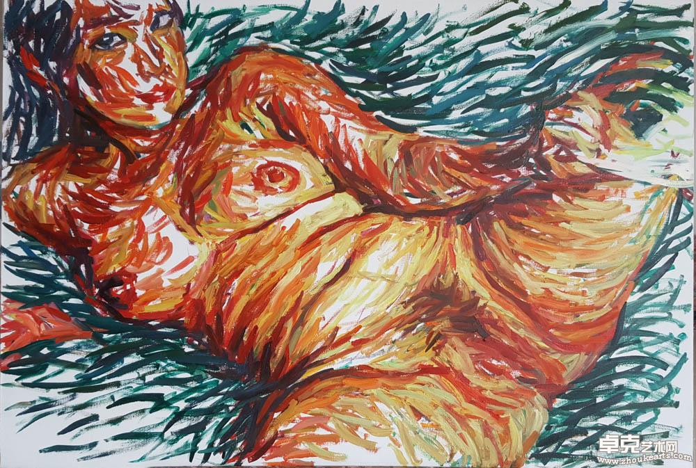 新人体系列 37146x100cm  