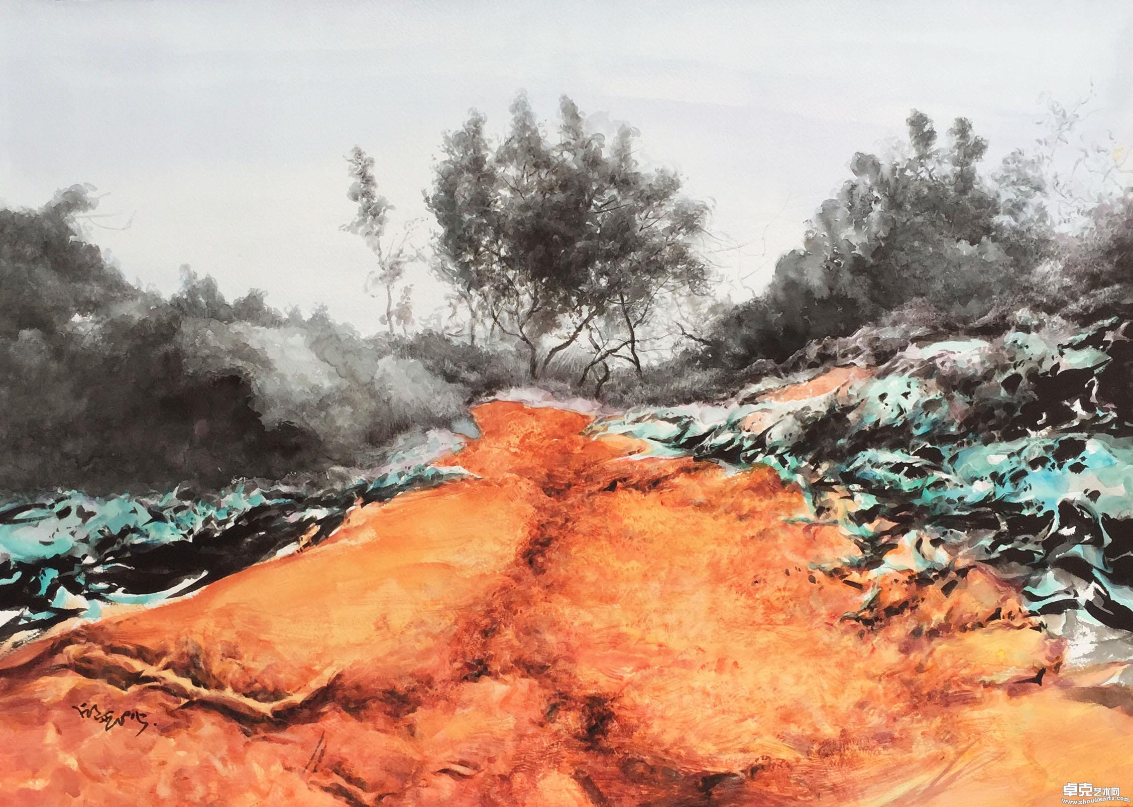 《红土地》56x78cm