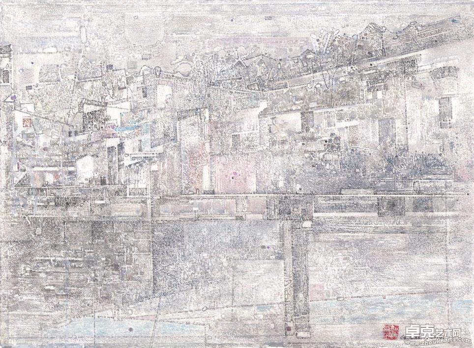 《境象W-201601》76x56cm 