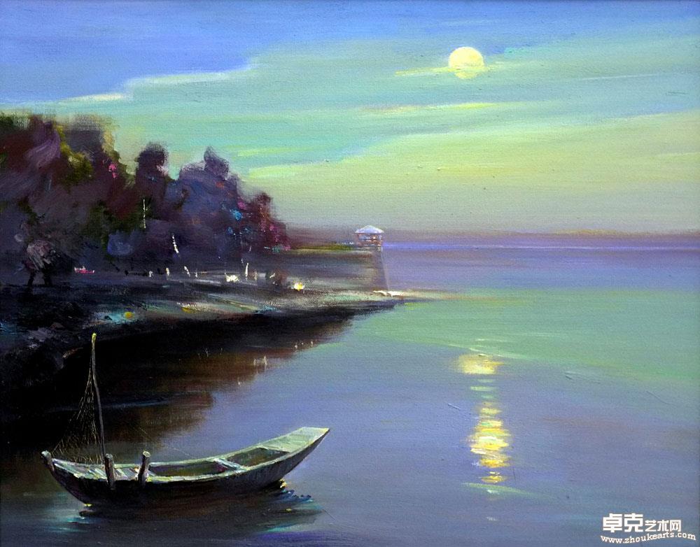 扁舟 80x60cm 