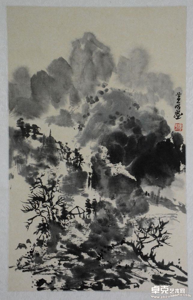 山水-246x60cm