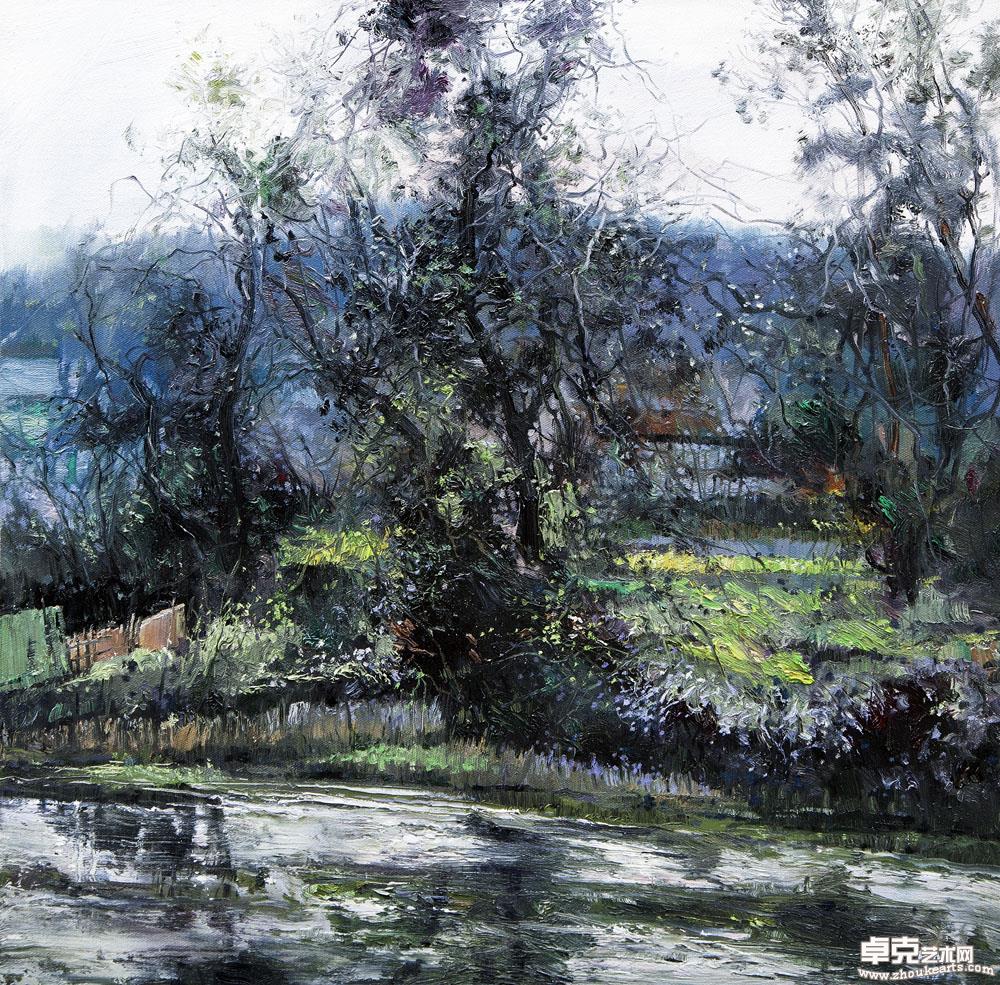 岸边80x80cm