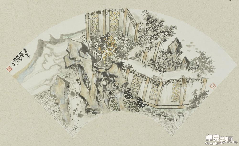 云亭图 33x60cm  