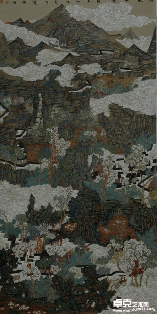 碧岚青黛 124x245cm  