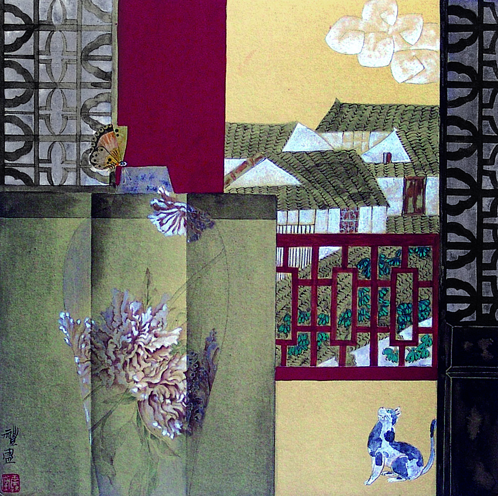 对视  45x45cm  