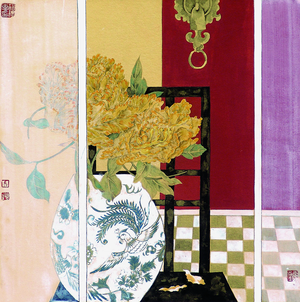 门里门外 45x45cm 