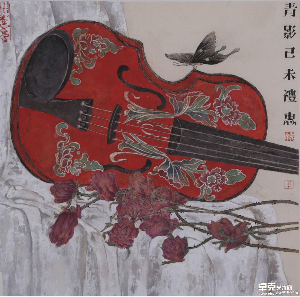 清影 41X41cm