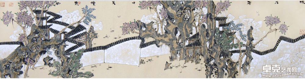 雅居图  138x34cm   