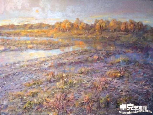 《晚霞》50x80cm