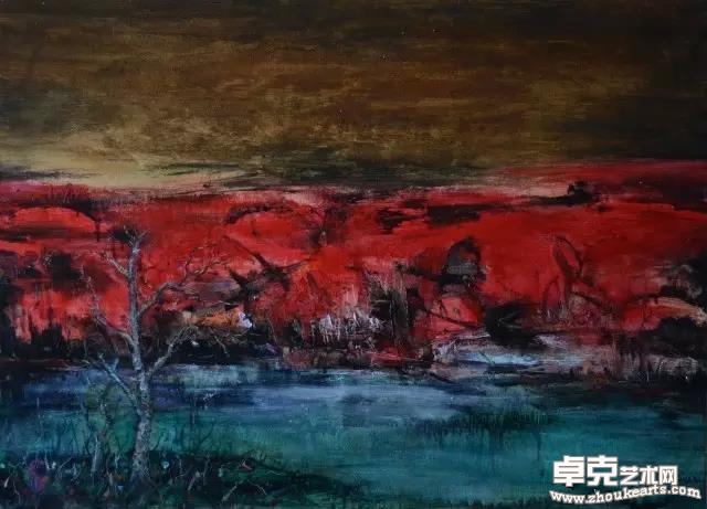 《大地之一》72×100cm
