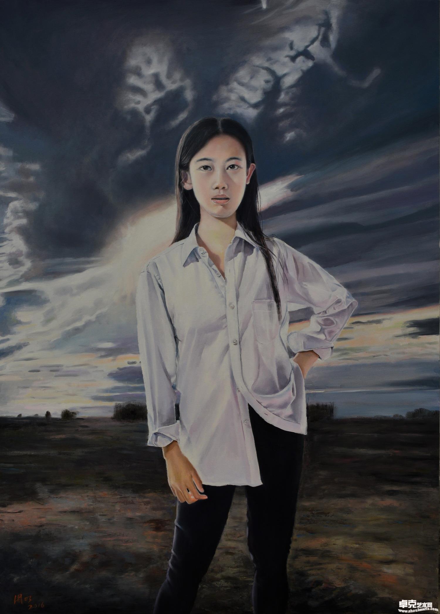 旷野寂静140X100cm