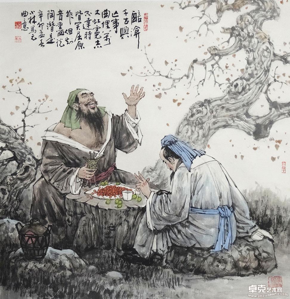 元曲词意68x69cm