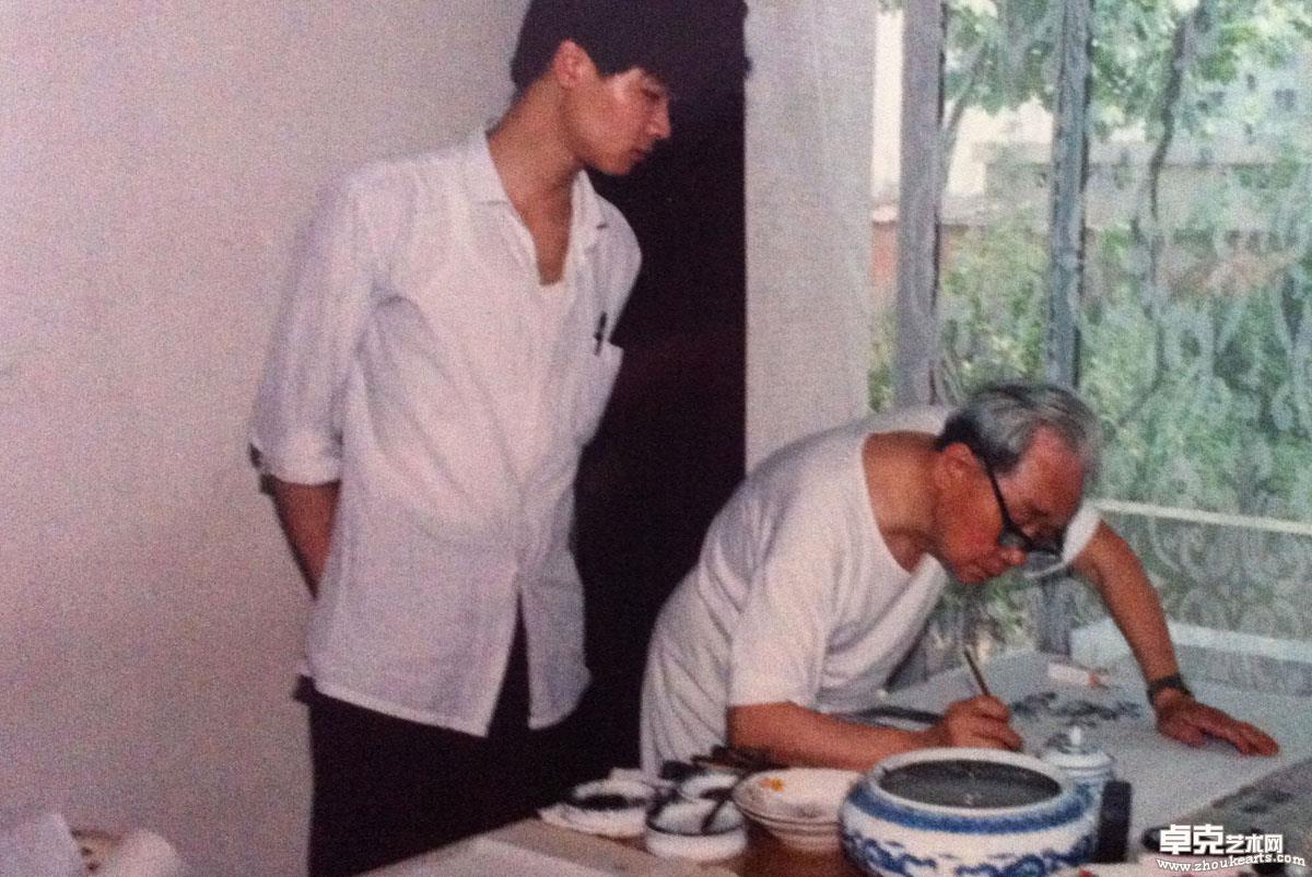 （1991年）与恩师赵宏本先生合影