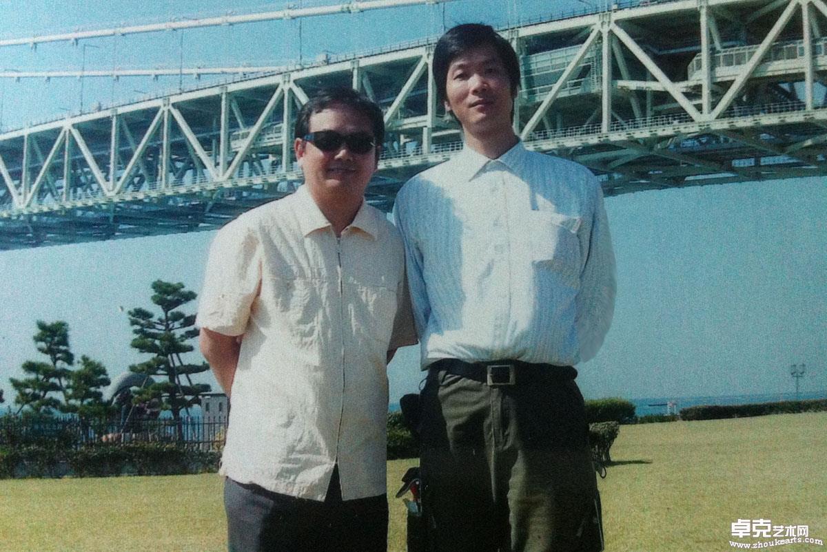 （2006年）和陈向宏先生在日本兵库县神户市合影