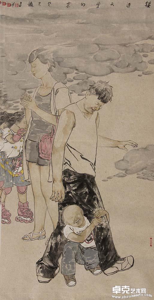 彼岸---接近天堂的云138cm x 68cm 