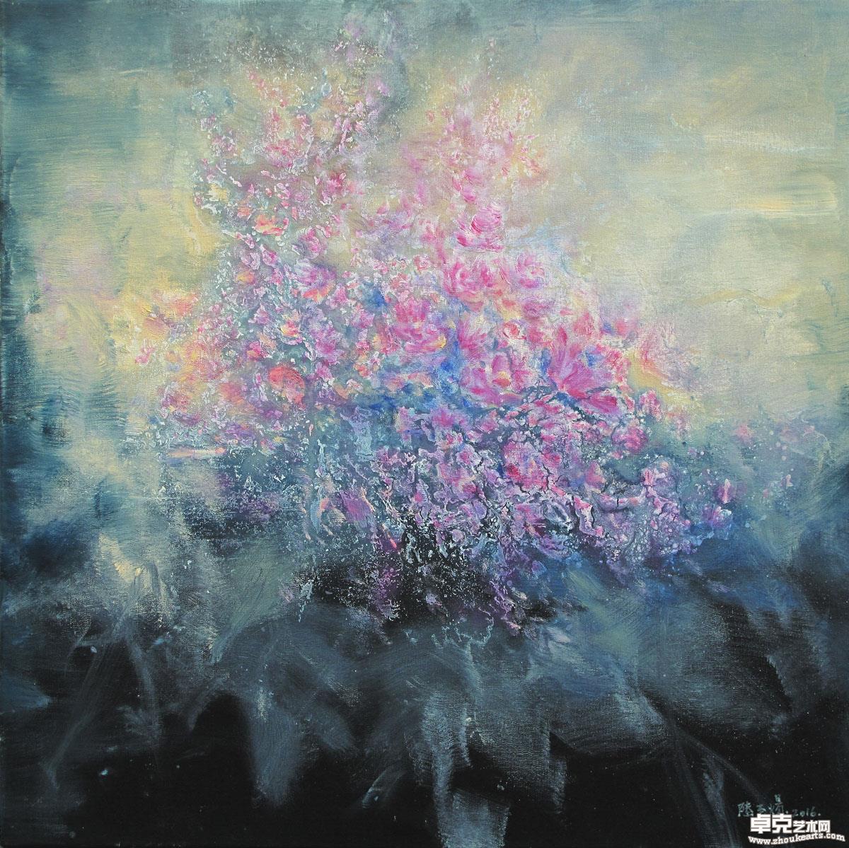 《着色的思绪NO.025》60x60cm