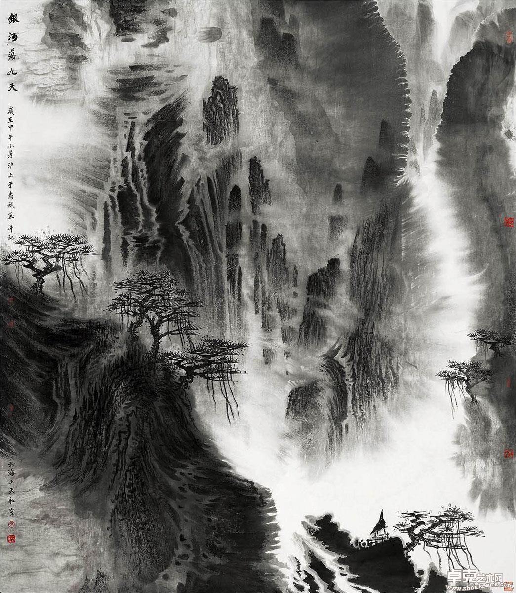银河落九天 195x175cm 