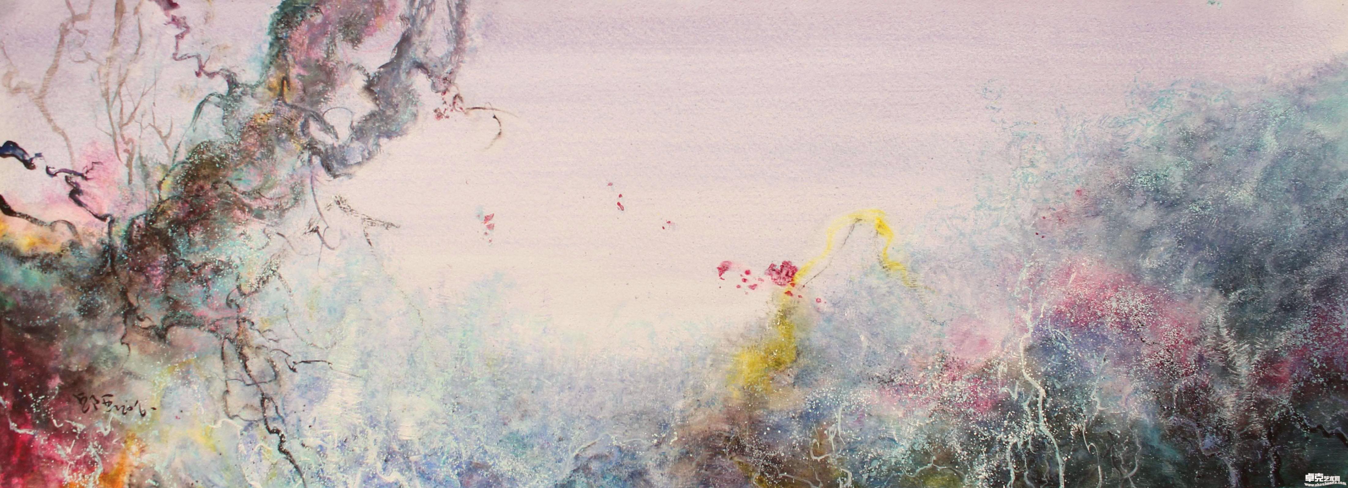 《雾语》30x78cm