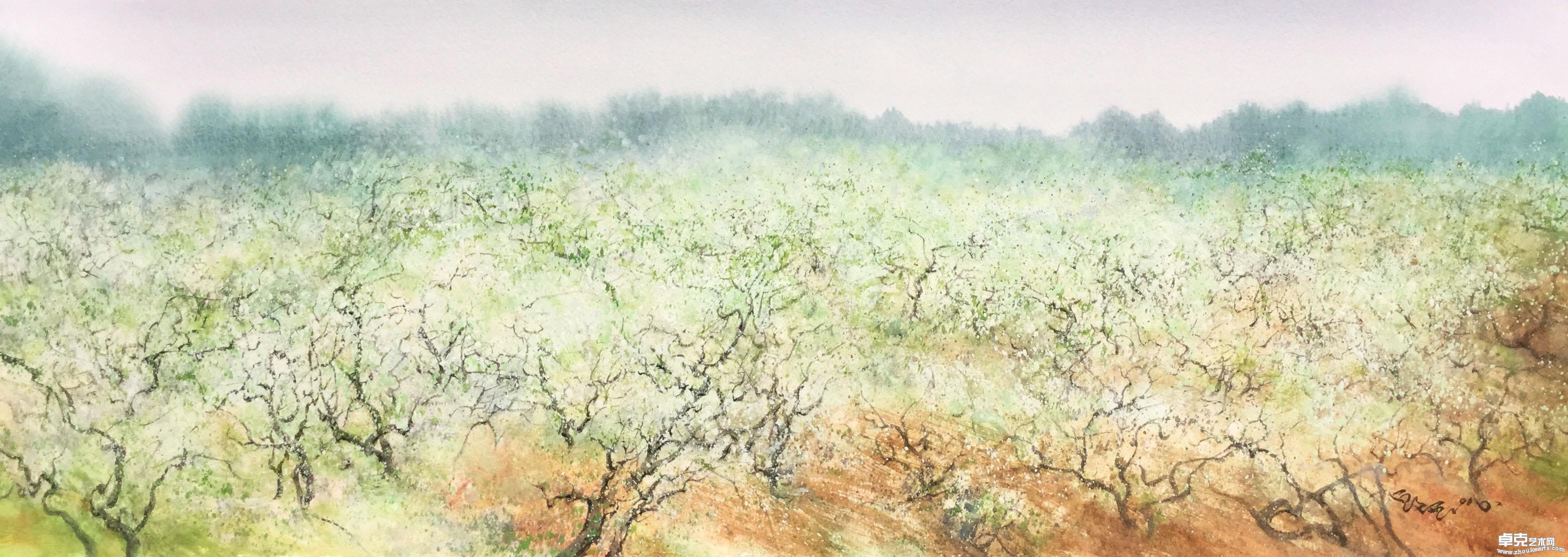 《梨园》30x78cm