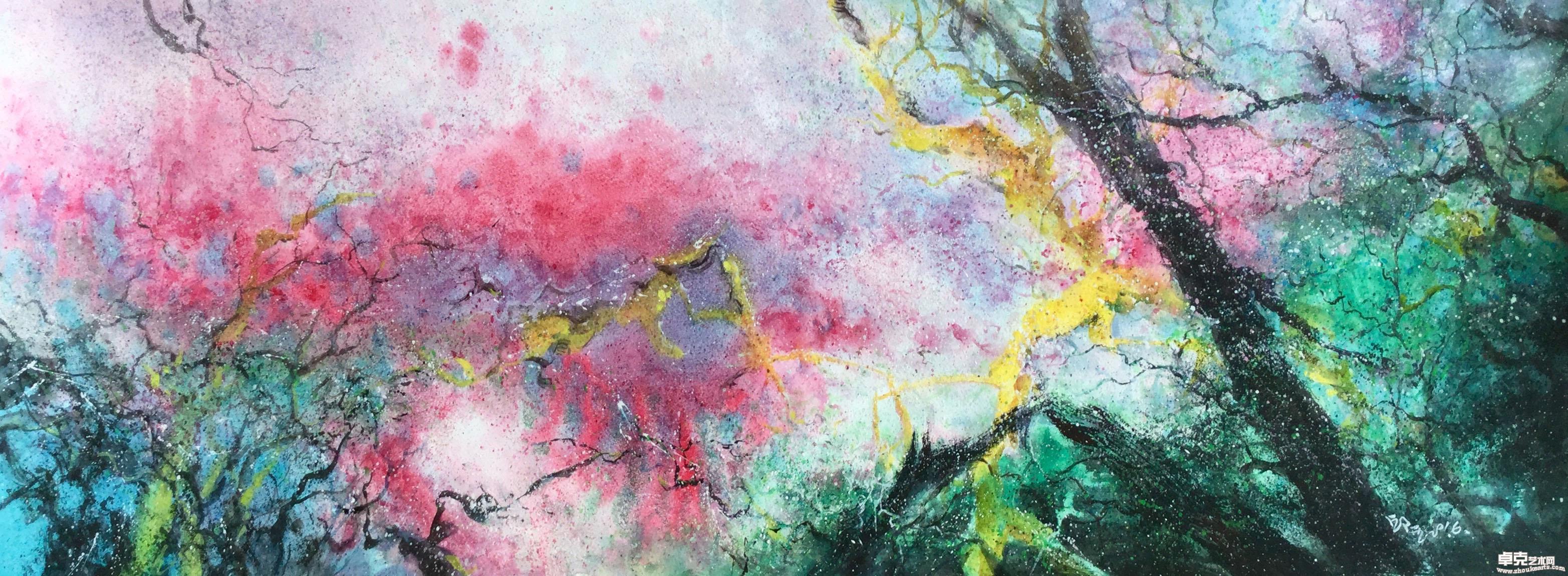《颂春》38x110cm