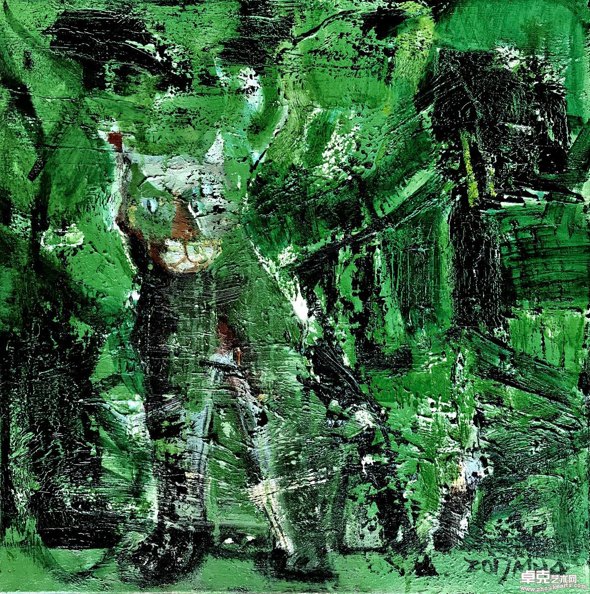 《丛林》60x60cm