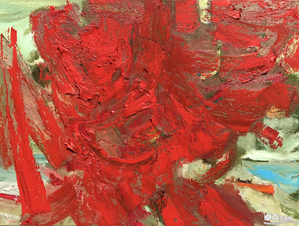 《海》120x95cm
