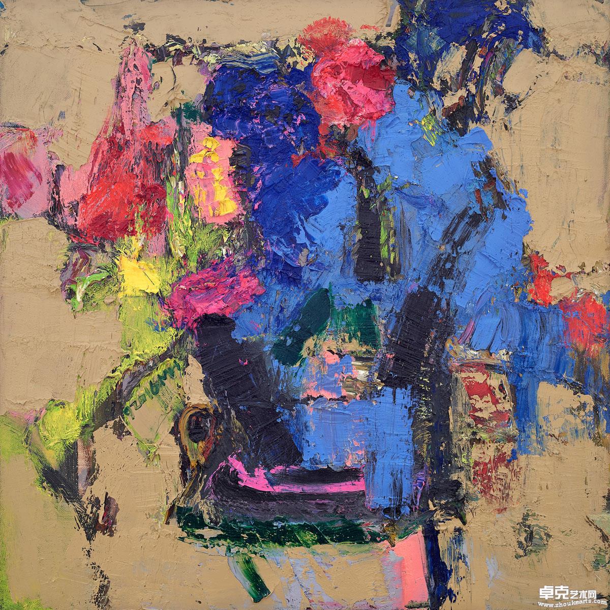《花》60x60cm