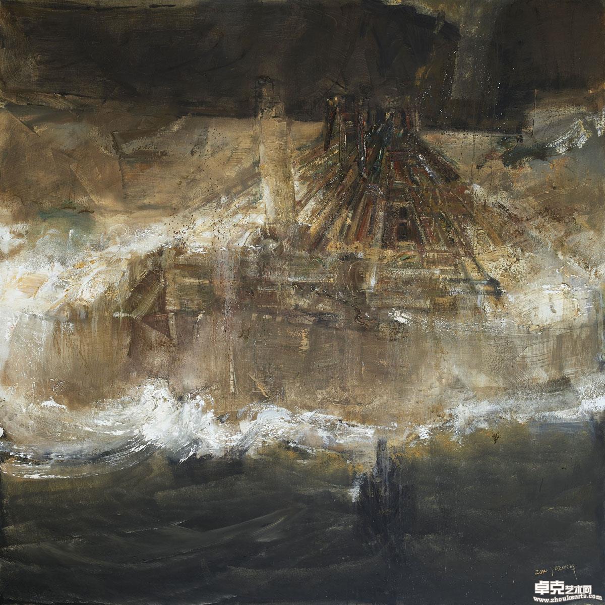 《迷境》200x200cm