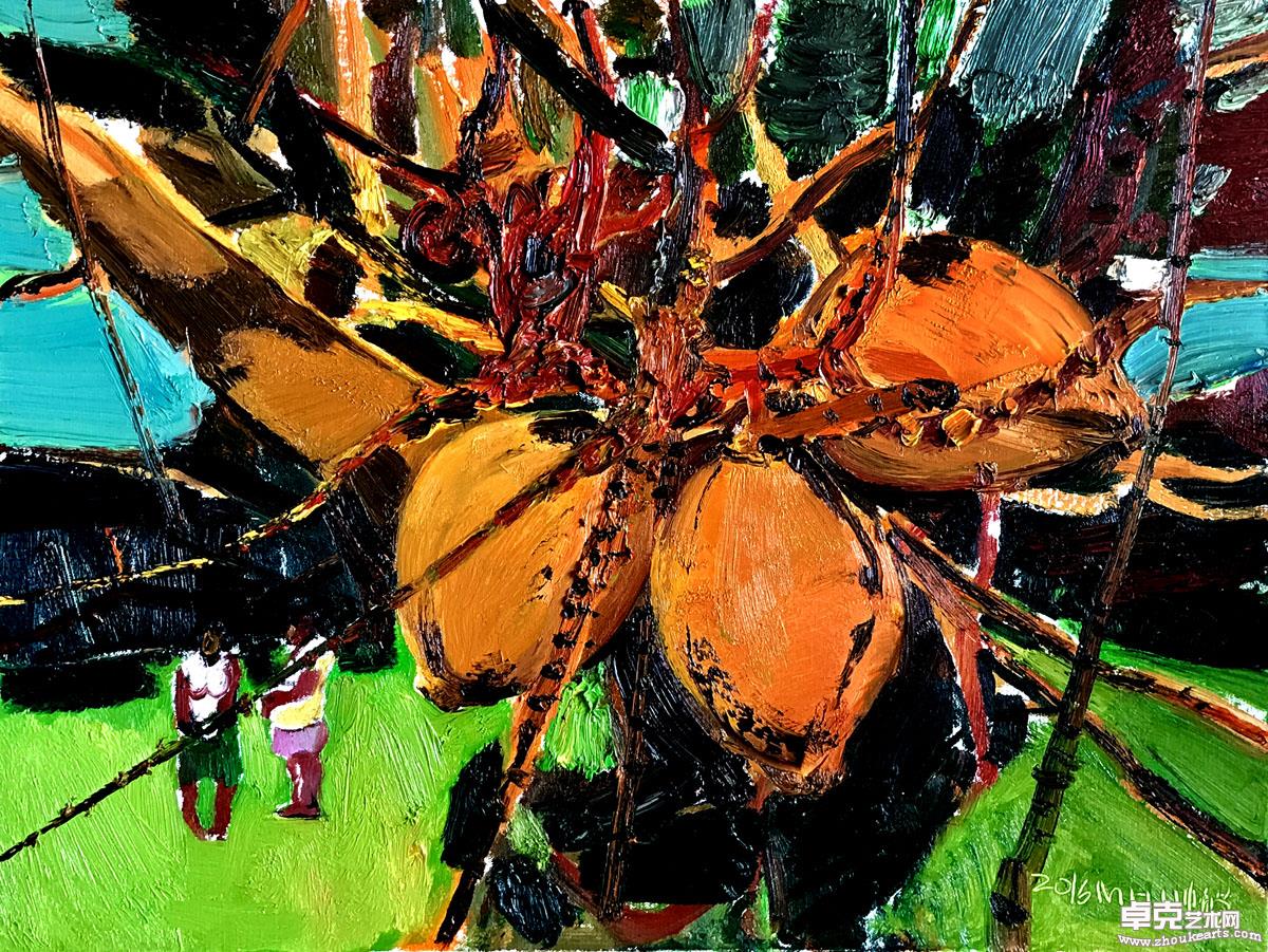 《椰子》60x80cm